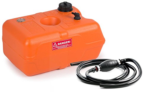 Benzintank Bootstank 30 Liter mit Pumpball und Benzinschlauch 2,15 m, mit Tankanzeige