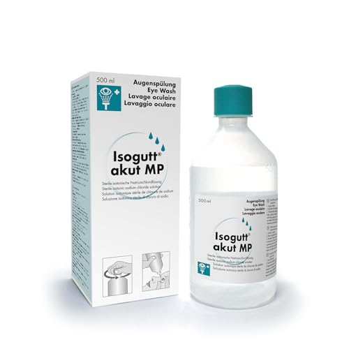 Isogutt akut MP Notfall-Augenspüllösung, Augenspülung, Isotonische Natriumchloridlösung, 500 ml