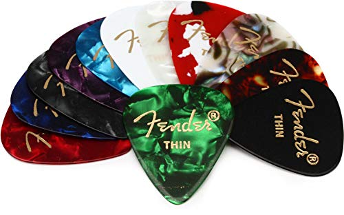 Fender 351 Celluloid Medley Picks, T (12 Stück), 0980300100