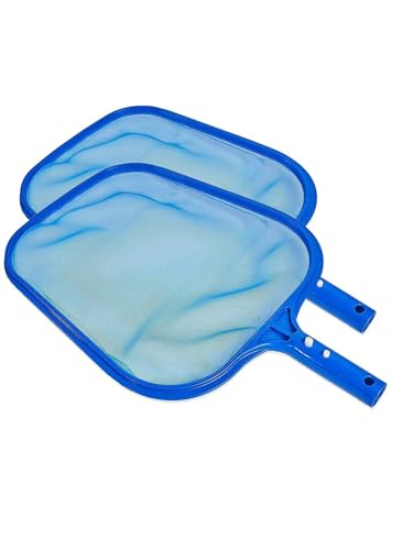 Pool Keshcer Netz, 2 Pack Whirlpools Feinmaschig Rake Netz für die Reinigung der Oberfläche von Schwimmbad, oberirdische schnelle Reinigung von Schutt und Laub