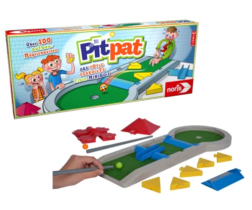 Noris 606064190 - Pitpat, Das verrückte Tisch-Minigolf für zu Hause und Unterwegs - Ab 5 Jahren