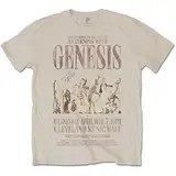 Genesis Herren T-Shirt Ein Abend mit Slim Fit Sand XL