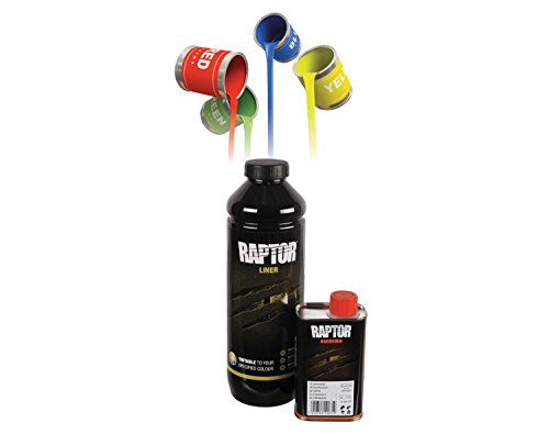 UPOL RAPTOR Pick Up Transportflächen Fahrzeug Beschichtung 948ml + 100 ml AllorA Pigment zum Einfärben (gewünschten Farbton per Nachricht an den Verkäufer mitteilen)
