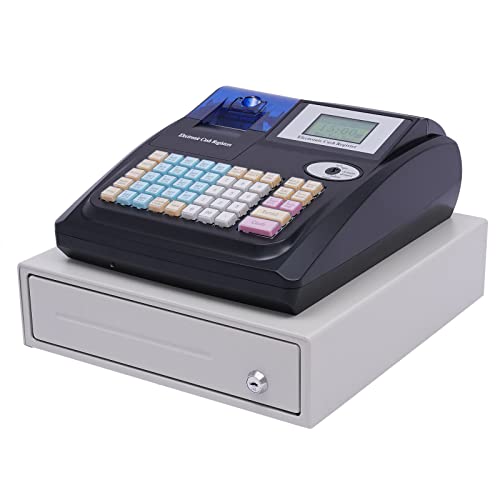 Elektronische Registrierkasse POS Registrierkasse LED Display mit 48 Tasten Elektronische Registrierkasse Catering Retail Kassensystem