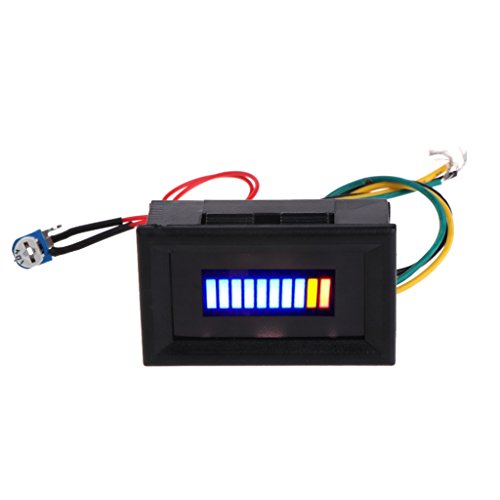 smallJUN 12 V Universal Motorrad Auto Ölskala Meter LED Öl Kraftstoffstandanzeige Anzeige