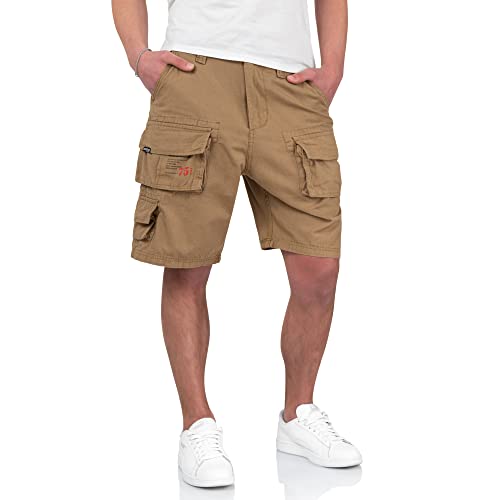 Surplus Raw Vintage Herren Cargo Trooper Shorts, Beige, XL