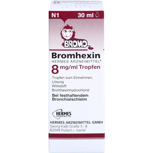 BROMHEXIN Hermes Arzneimittel 8 mg/ml Tropfen 30 ml
