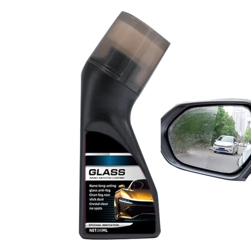Hydrophobe Windschutzscheiben-Beschichtung, 90 ml, hydrophobes Glas-Beschichtungsmittel, sofortige Klarheit, regenfeste Schutzbeschichtung, Windschutzscheibenbeschichtung für Navigationsbildschirme,