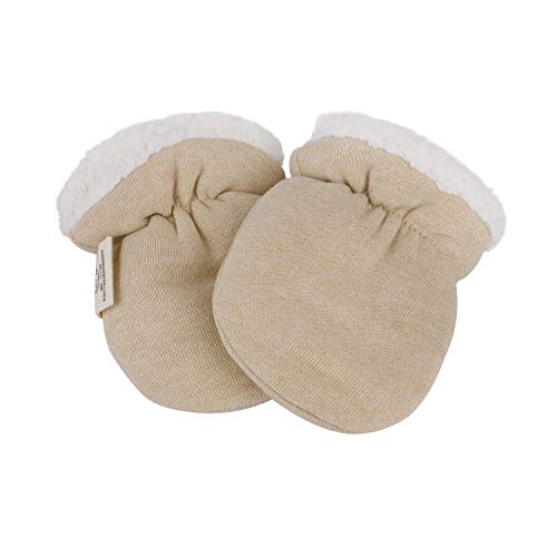 Fäustlinge Baby Neugeboren Kratzfäustlinge Kratzhandschuhe Winter Säuglinge Handschuhe Anti Kratzfäustel Fausthandschuhe Warm Gloves, 0-1 Jahre alt