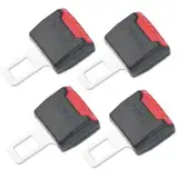 Auto Adapter 4 Stück, Ersatzteile für Automobile, Auto Zubehör Innenraum für die Meisten Pkw LKW Transporter Geeignet(Schwarz)