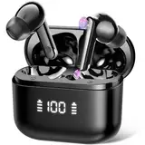 AI Sprachübersetzer Kopfhörer, 3-in-1 Echtzeit übersetzer Ohrhörer mit 164 Sprachen, ENC Rauschunterdrückung, 5 Übersetzungsmodi Bluetooth 5.3 Kopfhörer in Ear mit App für Lernen, Reisen, Business Neu