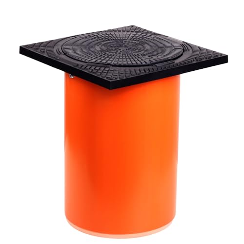 Teleskop Schachtabdeckung Eckig KG Rohr DN 315 Kontrollschacht Teleskopschacht Revisionsklappe 40x40 Revisionsschacht Abwasserschacht Sickerschacht Pumpenschacht Schacht (Kontrollschacht ohne Lüftung)