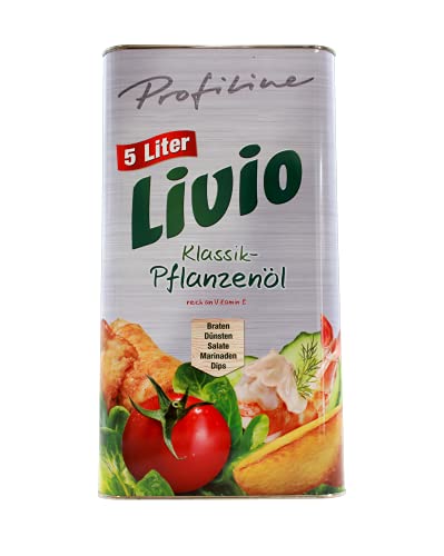 Livio Profiline Klassik Pflanzenöl, (1 x 5 l)
