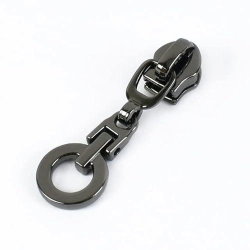 PORI 10/20 Stück 5# Reißverschluss-Schieber für Nylon-Reißverschlüsse, Taschen, Geldbörsen, Reißverschluss-Kopf-Kit, DIY-Kleiderschneider, Nähzubehör