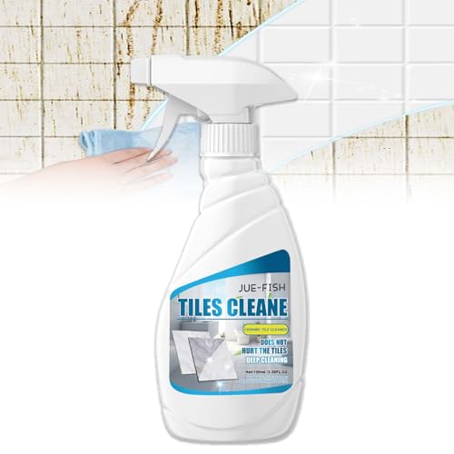 Fliesen und Fugenreiniger Sprühgerät, 2024 Neu Fliesenreinige Extra Stark, Tile Grout Cleaner Sprayer, Fugen Clean für Alle Arten von Fliesen und Fugen Inhalt, Beseitigung von Schmutz(100ML)