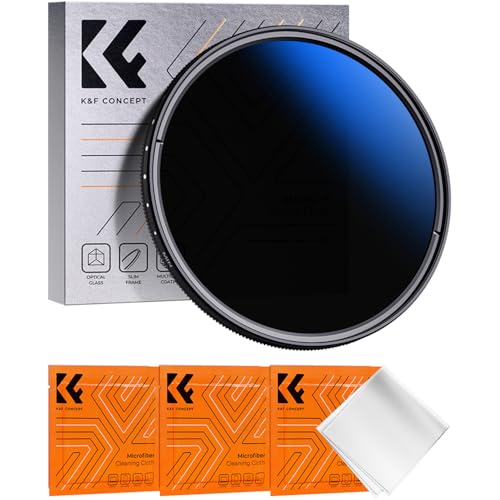 K&F Concept Nano K-Serie ND Filter 55mm Variabler Graufilter ND2-ND2000 (1-11 Blendenstufen)