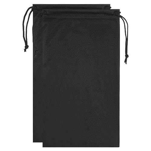 PATIKIL Skibrille Tasche 2 Packung Weich Mikrofaser Beutel Schützende Lagerung Gehäuse Hülse mit Kordelzug für Schneebrille Kamera Objektive