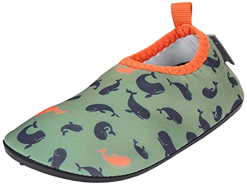 Sterntaler Baby - Jungen Aqua-Schuhe mit rutschfester Sohle, Farbe: Grün, 23/24 EU