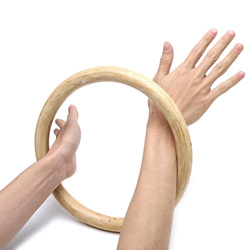 OAREA Kung Fu Ring für Handgelenk Krafttraining Traditionelle Kampfkunst Holzpuppe Wing Chun Rattan Ring