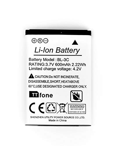 TTfone Originalersatzbatterie für TTfone-Mobiltelefone (TT300)