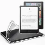 CoBak Clear Durchsichtige Hülle für 7 Zoll 2024 Kindle Paperwhite 12. Generation und Kindle Colorsoft Signature Edition (Modell Nr. SA569P) 7"- Leichte Kratzfeste Weich