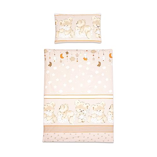 Bettwäsche, 2-teilig, für Babybett (Bettbezug 120 x 90 cm und Kissenbezug 40 x 60 cm) – Motiv 24