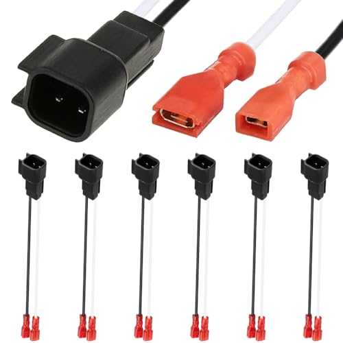 Xiatiaosann 72-5600 Lautsprecher Kabelbaum Ersatz für Ford Lautsprecher Kabel, Autoradio Lautsprecher Kabelbaum Kabel mit Adapter Stecker für Ford Crown Victoria (6 Pack)