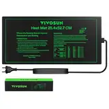 VIVOSUN Robuste, wasserdichte Setzling-Heizmatte 25,4x52,7cm, UL- und MET-zertifizierte warme hydroponische Heizmatte für Keimung, Indoor-Anbau und Gewächshäuser