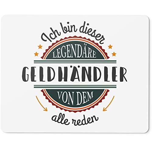 JUNIWORDS Mauspad Mousepad, Ich Bin Dieser legendäre Geldhändler, von dem alle reden (5049861)