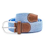 Geflochtener elastischer Stretch-Golfgürtel, Größe M, L, 118 cm, Signature Serie (2024), Colbalt Blue, Medium - Large