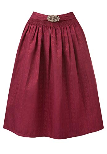 Stockerpoint Sc-300 Damen Midi Dirndlschürze, bordeaux, 40-44