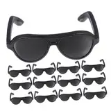 Gogogmee 24 Stück Kinder Sonnenbrillen Dekorative Puppenbrillen Auffällige Brillen Dekore Mini Puppen Brillen Requisiten Kleine Puppen Sonnenbrillen Modische Brillen Dekore Mini