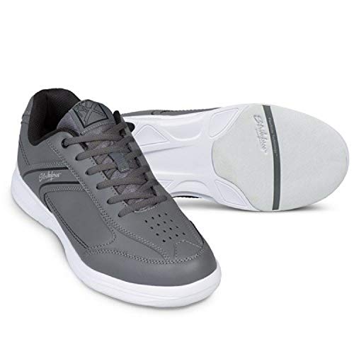 EMAX | Bowling-Schuhe Herren Damen | KR Strikeforce - Flyer | Grau | Bowlingschuhe Männer Frauen Größe 39,5 (US 7)