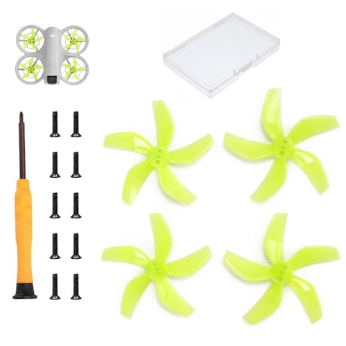 2 Paar Geräuscharme Propeller Kompatibel für DJI NEO, Propeller Leise für DJI NEO, Sicher Mehrfarbig Erhältlich Geräuscharm Schnellspanner Robustes Drohnen Zubehör, Propeller Ersatz Flügel, Grün