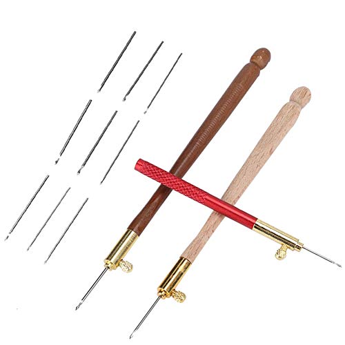 Tambour Hook Ambour Stickerei, Küchenwerkzeug, Hook Punch Stickerei, Beading Needle Tools Häkelwerkzeug für Anfängerinnen