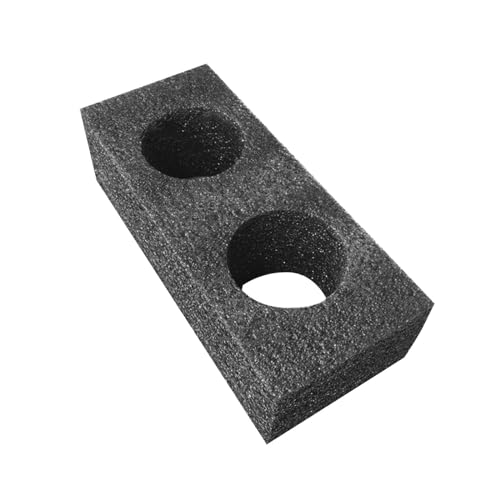 MagiDeal Becherträger, Becherhalter zum Herausnehmen, Tablett aus Schaumstoff, Kaffeegetränkeverpackung, Lieferwerkzeug, Kaffeebecher-Flaschenträger für das, Zwei Löcher