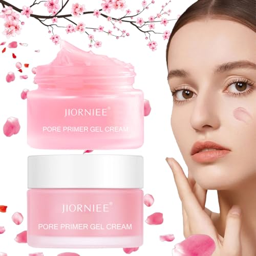 2 Stück Pore Primer Gel Cream, Jiorniee Porenfüllende Gel Creme | Porenfüllende Gel Creme | Make-Up Base Gel Cream Invisible Pore, Moisturising and Oil Control, Für Alle Hauttypen Geeignet