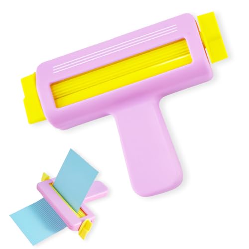 Lucktao Paper Crimper,Papiercrimper,Paper Crimper Werkzeug,Wellpappenmaschine,Papier Welle Shaper Making Tool,für DIY Kunst Handwerk Scrapbooking (Rosa)