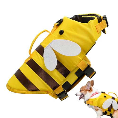 Hundeschwimmweste, Schwimmweste Für Hunde, Leicht Und Sicher Für Wassersport, Hunde Rettungsweste Mit Griff, Haustier Rettungsweste, Hundeschwimmweste Mit Hoher Schwimmfähigkeit, Zum Schwimmen, Surfen