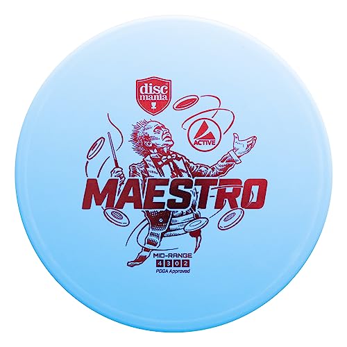 Discmania Disc Golf Active-line Maestro Mid-Range Blau Golfscheibe, M