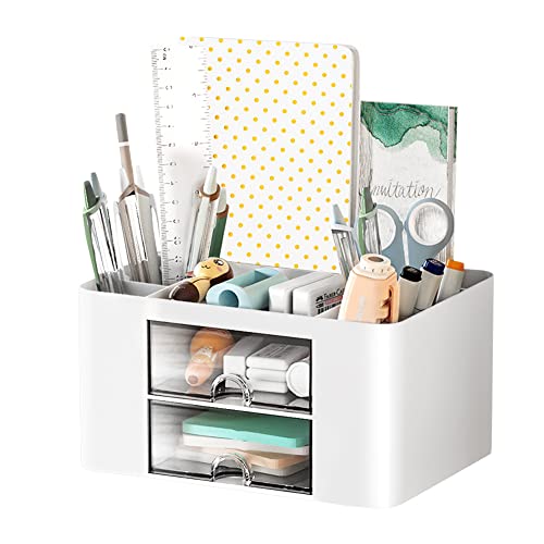 LOMUG Schreibtisch Organizer, Kinder Schubladen Organizer Multifunktionaler Stifthalter Organizer für Zuhause Büro und Schule