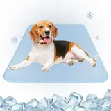 Ruwshuuk Kühlende Decke Für Hunde - Kühlkissen Für Katzen & Kühldecke - Atmungsaktive Haustierliege Für Auto Reisen Park Und Bei
