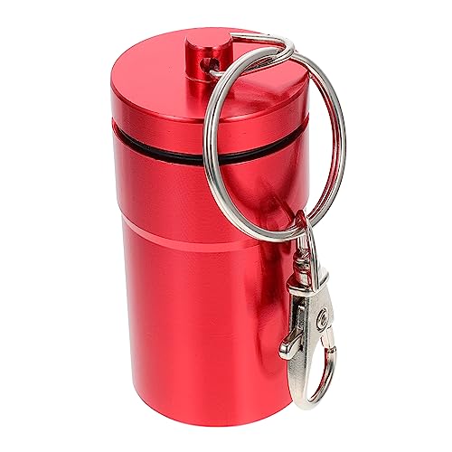 YARNOW 1 Stück Schachtel Vogeltrainingsglas Fensterversorger Für Becher-vogelhäuschenfenster Vogelkäfig Halter Erdnuss Kolibri Futterspender Für Papageien Käfige Aluminiumlegierung Rot