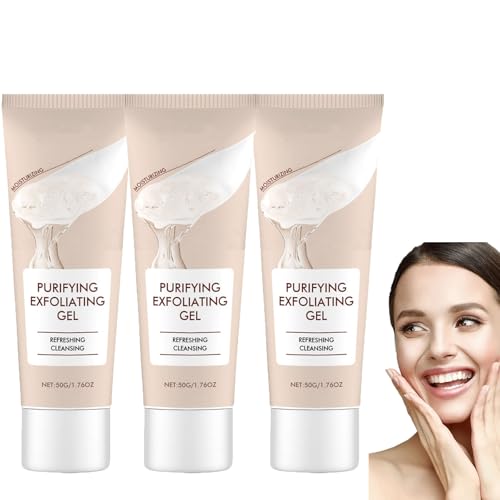 Tanrewsis Reinigung von Peeling Gel, Tanrewsis Peeling -Reinigungsgel für Haut, sanfte Reinigung und Feuchtigkeit, Gesichtsbehebung für Körper und Gesicht, Gesichtsreiniger Peelser (3pcs)
