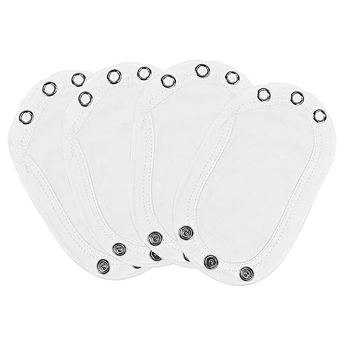 Maxee 4Pcs Body Verlängerung Druckknopf, Baby Body Verlängerung Bodysuit Extender Einstellbare Länge Baby Druckknopf längenverstellbar