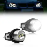 GSOWO Halo Marker Ring 6000 K 10 W für E90 2005-2008 E91 2005-2008, [Langlebig & Effizient] Hochwertige Can-bus Fehlerfrei, 2 Stücke