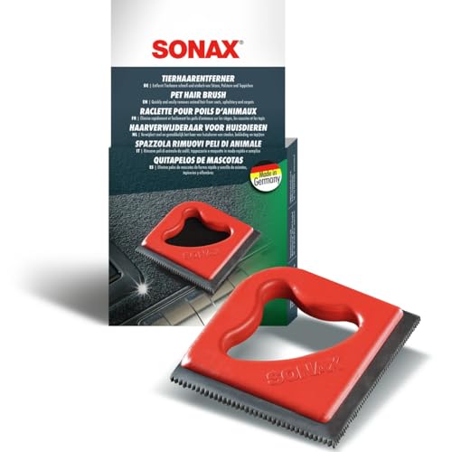 SONAX TierhaarEntferner (1 Stück) ermöglicht Haare effizient und gründlich aus schwer erreichbaren Ecken zu entfernen | Art-Nr. 04978000