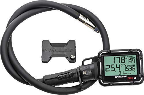 CRESSI - EKC 800055/391 : CRESSI - EKC 800055/391 : Manometer, tiefenmesser, thermometer, digitale taucheruhr DIGI 2 FARBE SCHWARZGRAU