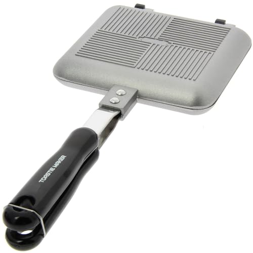 G8DS® Sandwich Maker Chrom Camping Outdoor Gaskocher Burger Gas Angeln Karpfen Session