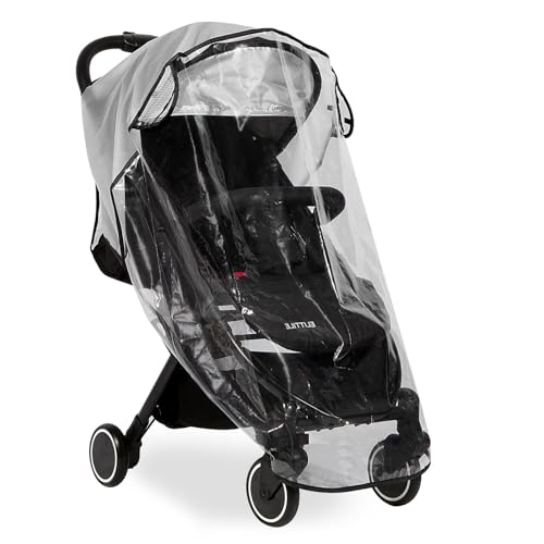CNMTCCO Regenschutz kinderwagen, Universal Kinderwagen Regenschutz, Gute Luftzirkulation, Reise Wetterschutz für Staub, Wasserdicht, Winddicht, Schützen vor Sonne